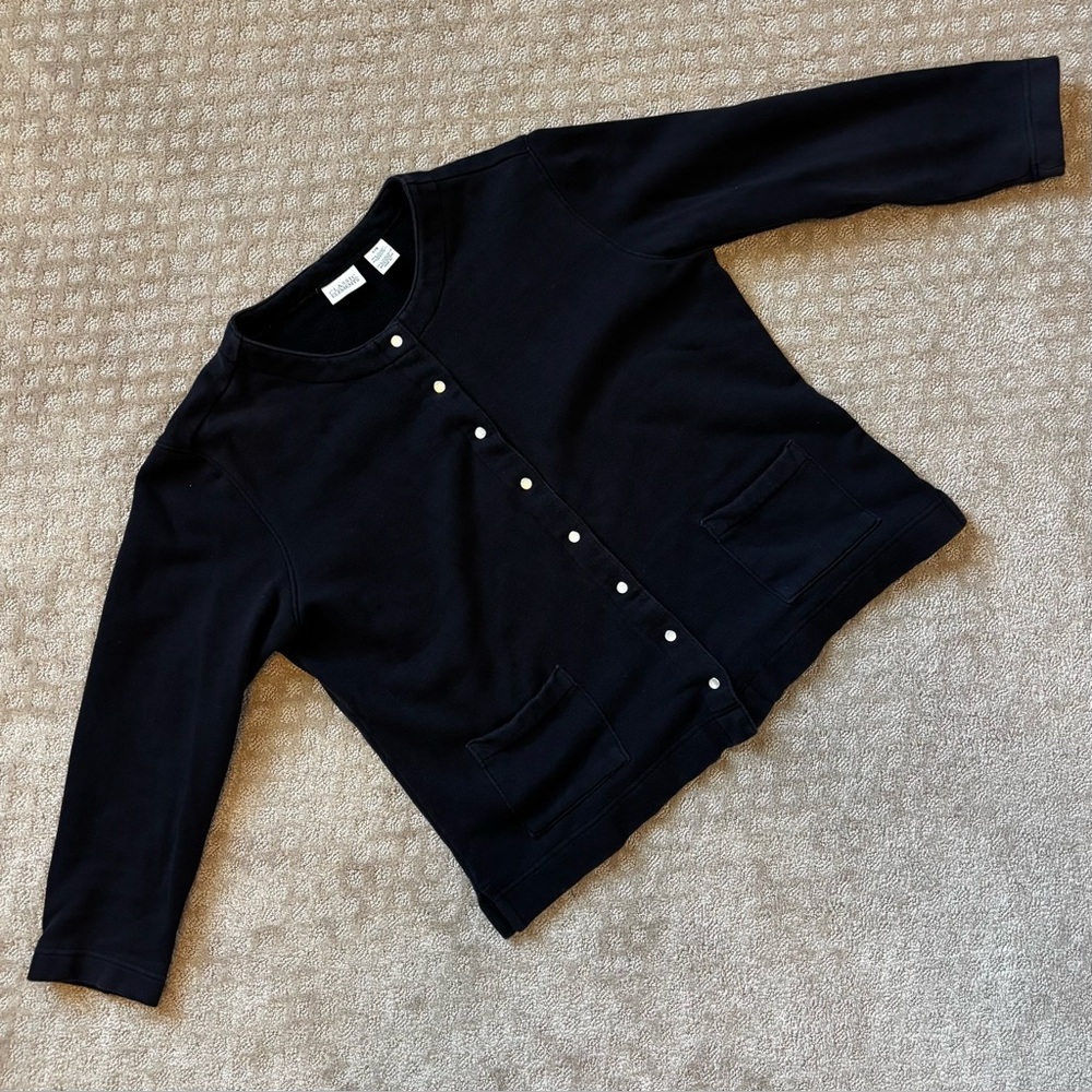 Classic Elements Sweatshirt Material Cardigan - Picture 2 of 8